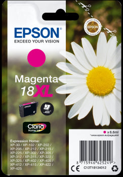 Epson Original T18 XL Magenta Inkjet Cartridge (Daisy) | Cartridge King 