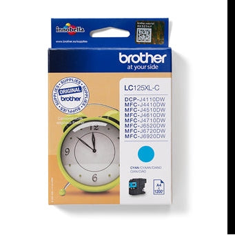 Brother Original LC125XL Cyan Inkjet Cartridge