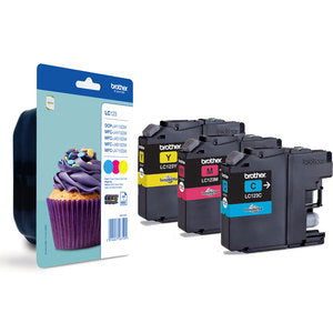 Brother Original LC123 3-Colour Multipack Inkjet Cartridges Brother