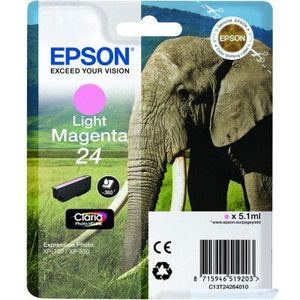 Epson Original T24 Light Magenta Claria Photo HD Ink | Cartridge King 