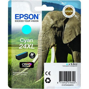 Epson Original T24XL Cyan Claria Photo HD Ink Epson