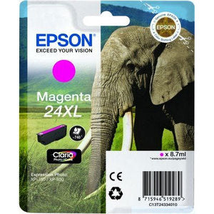 Epson Original T24XL Magenta Claria Photo HD Ink | Cartridge King 