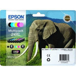 Epson Original T24XL 6 Colour Multipack Claria Photo HD Ink Epson