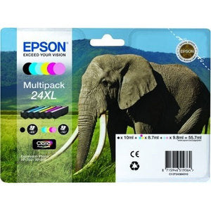 Epson Original T24XL 6 Colour Multipack Claria Photo HD Ink