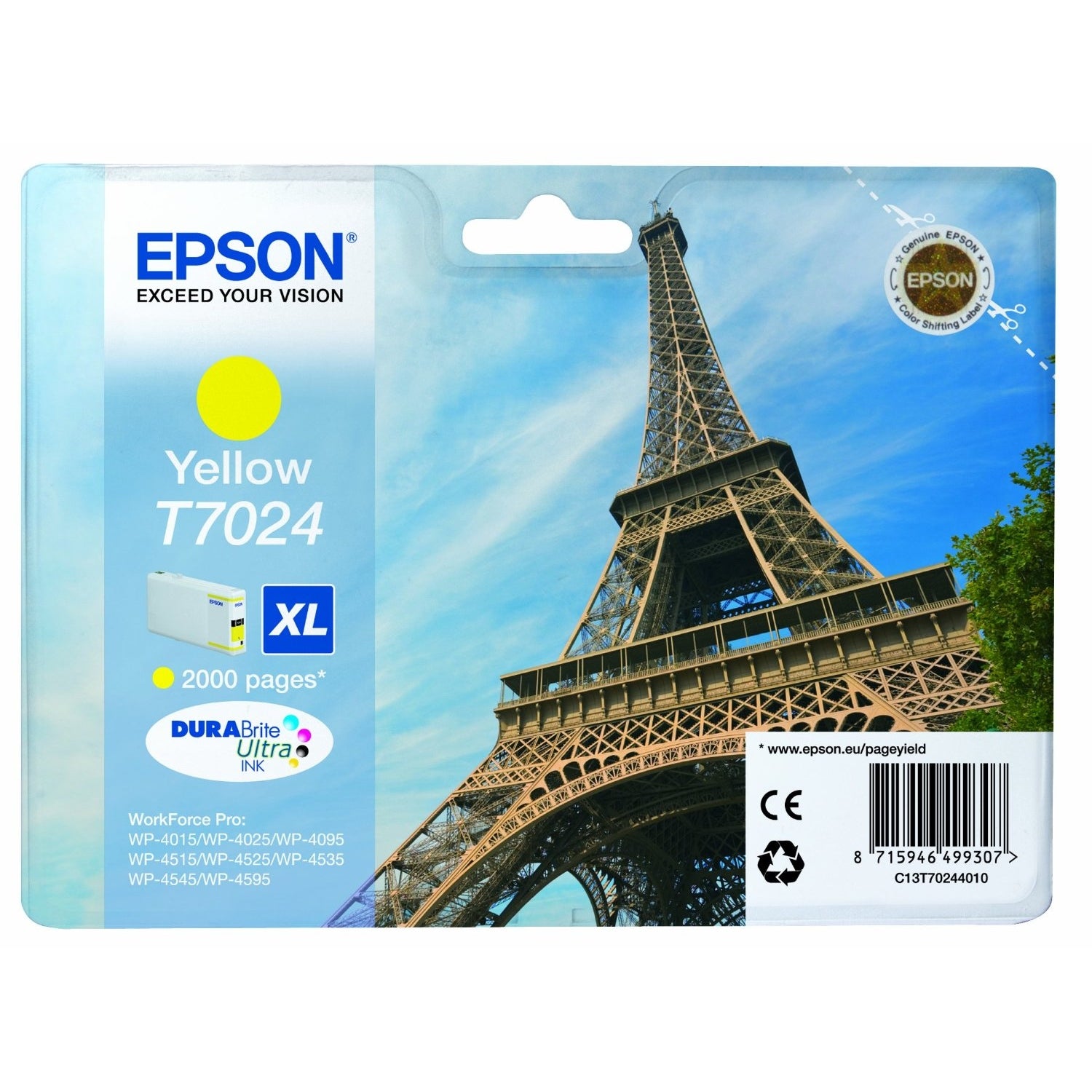 Epson Original T7024 XL Yellow Ink Cartridge Epson