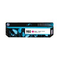 HP 980 Magenta Original Ink Cartridge Page Yield 6600 (D8J08A) | Cartridge King 