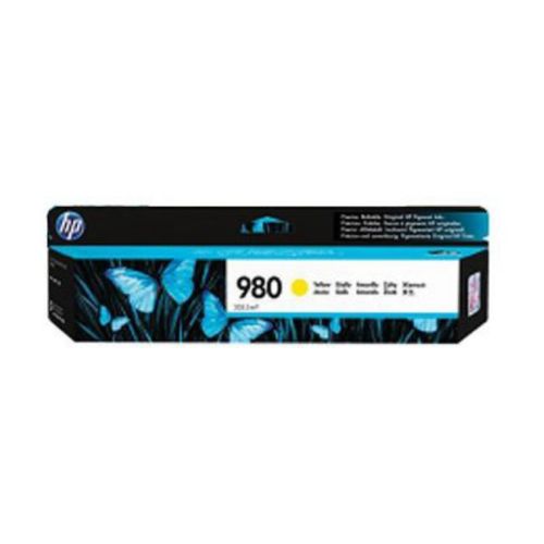 HP 980 Yellow Original Ink Cartridge Page Yield 6600 (D8J09A) | Cartridge King 