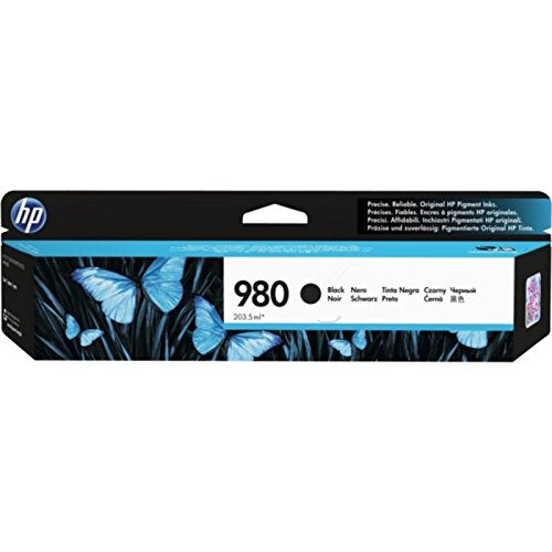 HP 980 Black Original Ink Cartridge Page Yield 10K D8J10A HP