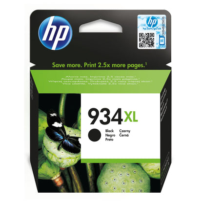 HP 934XL High Capacity Black Original Ink Cartridge Page Yield 1000 P/N C2P23AE HP