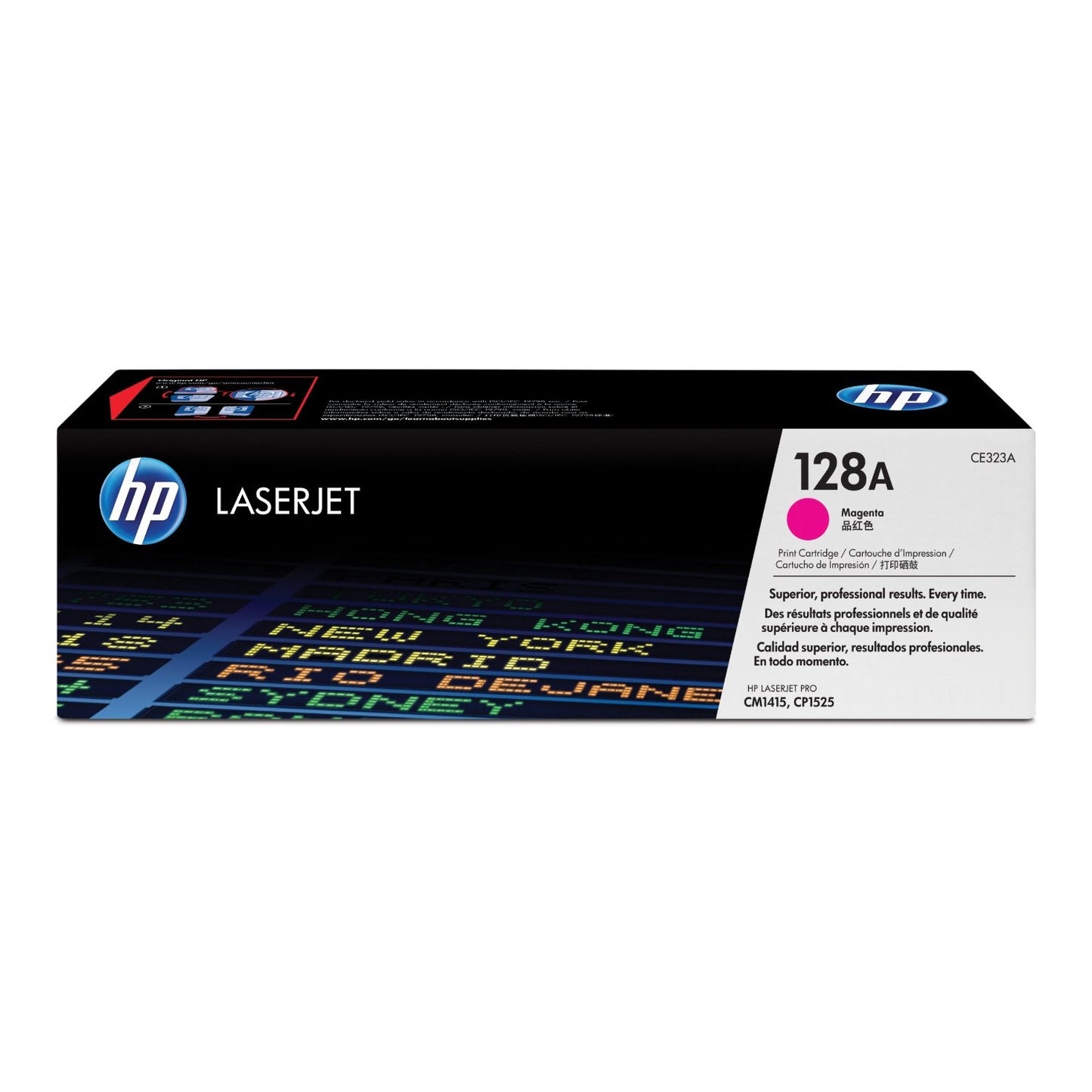 HP 128A Magenta Original LaserJet Toner Cartridge Page Yield 1300 CE323A HP