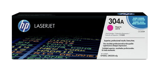 HP 304A Magenta Original LaserJet Toner Cartridge Page Yield 2800 (CC533A) | Cartridge King 