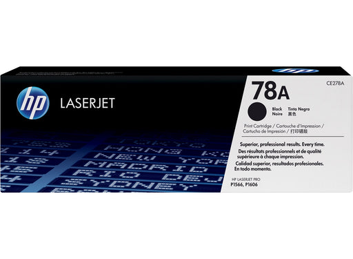 HP 78A Black Original LaserJet Toner Cartridge Page Yield 2100 (CE278A) | Cartridge King 