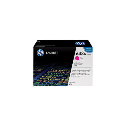 HP 643A Magenta Original LaserJet Toner Cartridge Page Yield 10K Q5953A HP