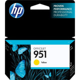 HP 951 Standard Yield Yellow Original Ink Cartridge Page Yield 700 P/N CN052AE