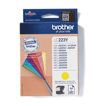 Brother Original LC223 Standard Yellow Ink Cartridge