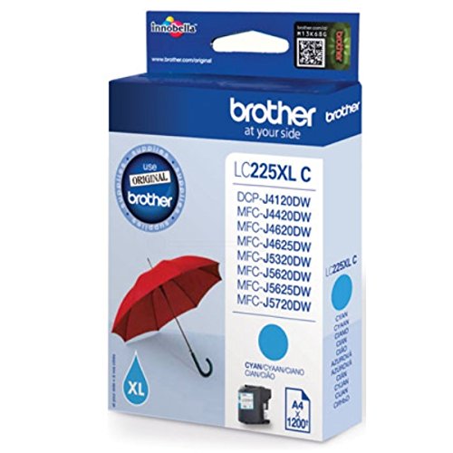 Brother Original LC225 High Capacity Cyan Ink Cartridge