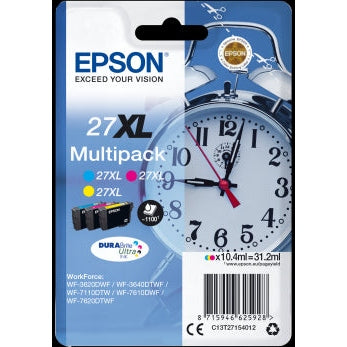 Epson Original T27XL 3-Colour Multipack Durabrite inks Epson