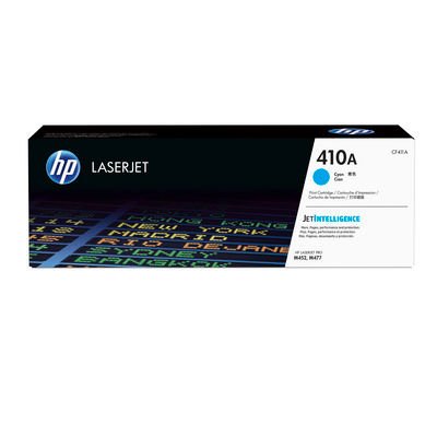 HP 410A Cyan Original LaserJet Toner Cartridge Page Yield 2300 CF411A HP