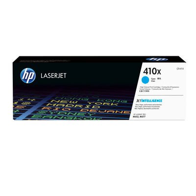 HP 410X High Yield Cyan Original LaserJet Toner Cartridge Page Yield 5000 CF411X HP