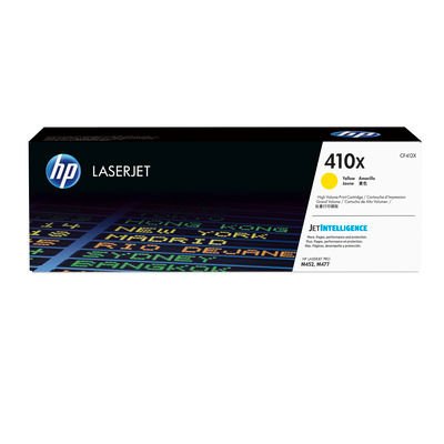 HP 410X High Yield Yellow Original LaserJet Toner Cartridge Page Yield 5000 CF412X HP