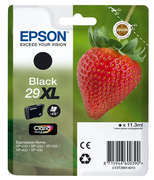 Epson Original Black T29 XL Claria Premium Ink Cartridge | Cartridge King 