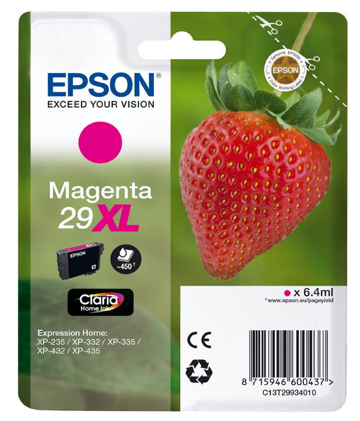 Epson Original Magenta T29 XL Claria Premium Ink Cartridge | Cartridge King 