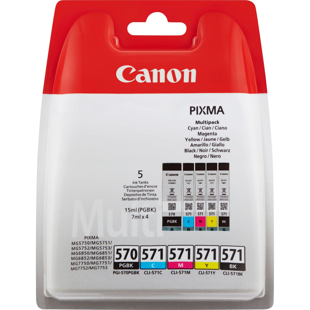 Canon PGI-570 &amp; CLI-571 Printer Ink Cartridges BK &amp; CMY | Cartridge King 