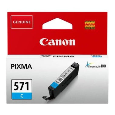 Canon CLI-571 Printer Ink Cartridge Cyan Canon