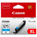 Canon CLI-571 XL Printer Ink Cartridge Cyan - 0332C001