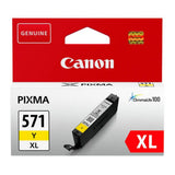 Canon CLI-571 XL Printer Ink Cartridge Yellow - 0334C001