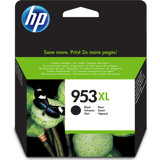 HP 953XL High Yield Black Original Ink Cartridge Page Yield 2000 (P/N L0S70AE)