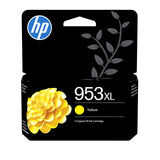 HP 953XL High Yield Original Yellow Ink Cartridge - F6U18AE