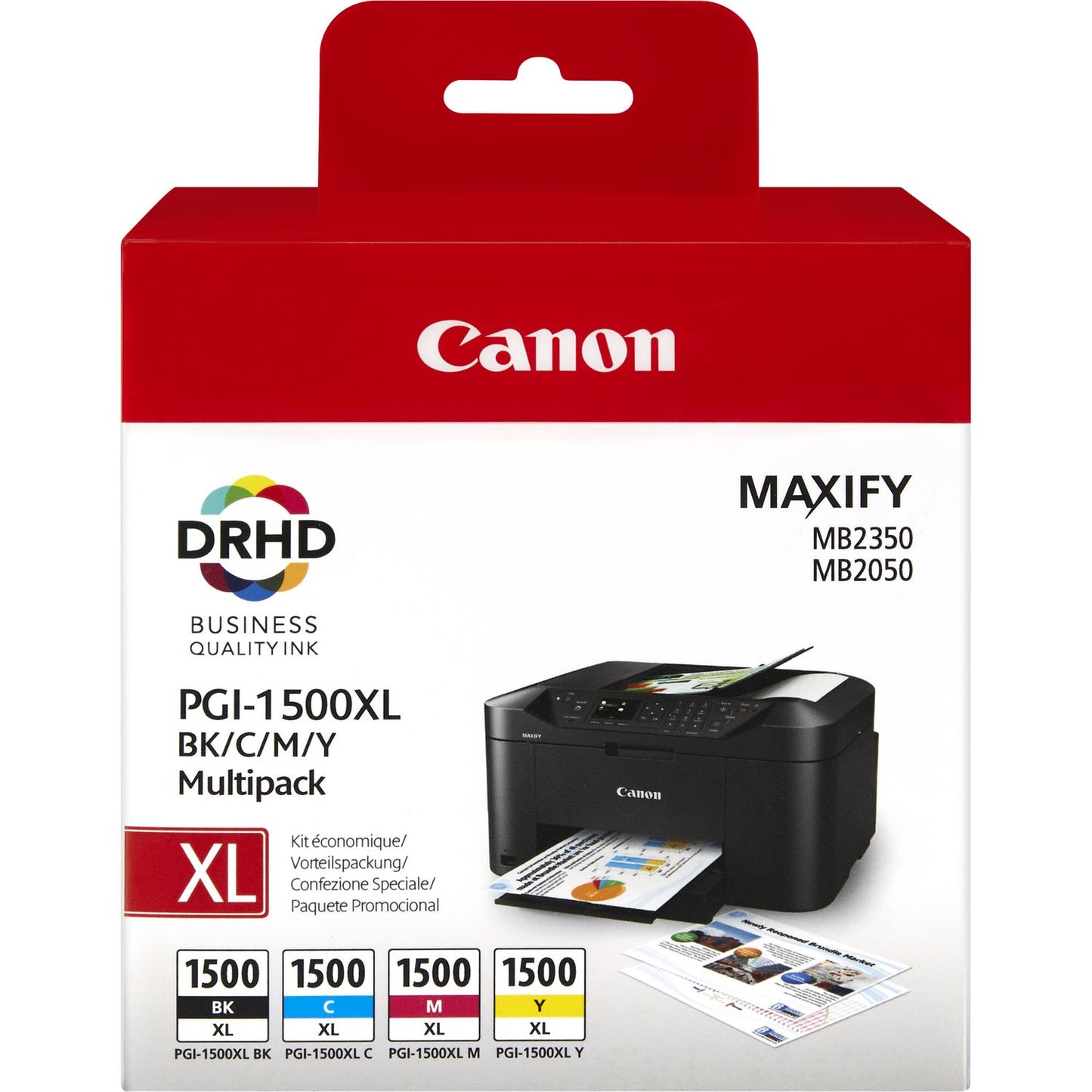 Canon PGI-1500XL Printer Ink Cartridges CMYK