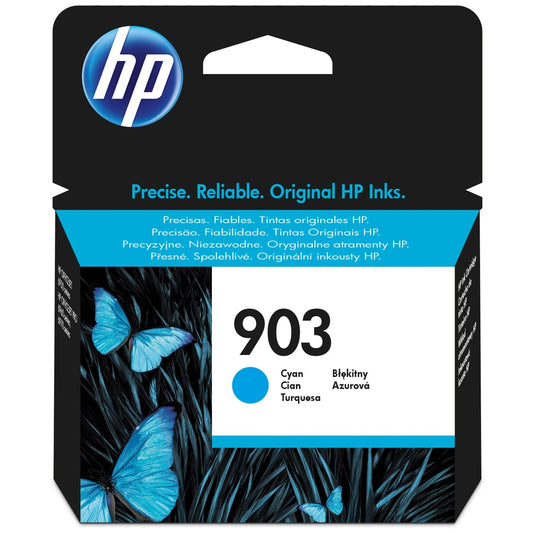 HP 903 Cyan Original Ink Cartridge - T6L87AE