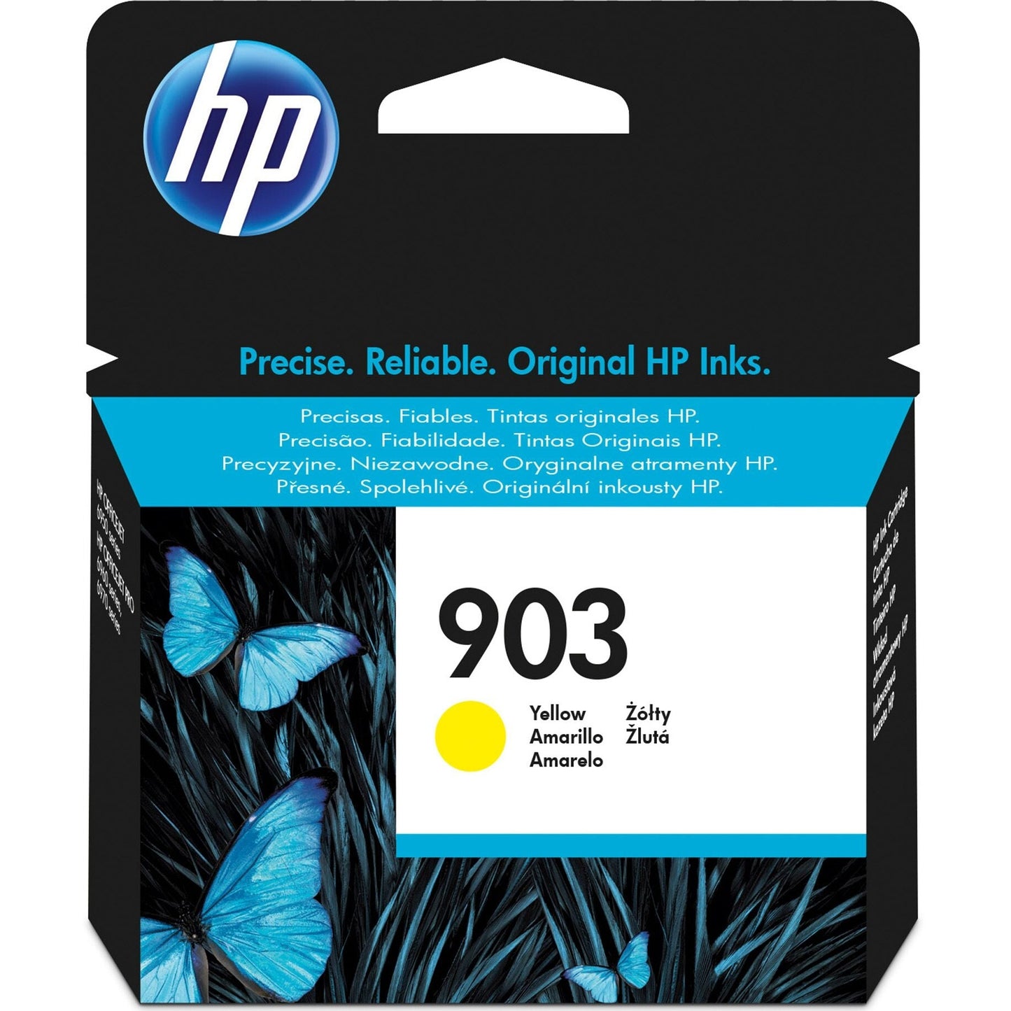 HP 903 Yellow Original Ink Cartridges Page Yield 315 P/N T6L95AE HP