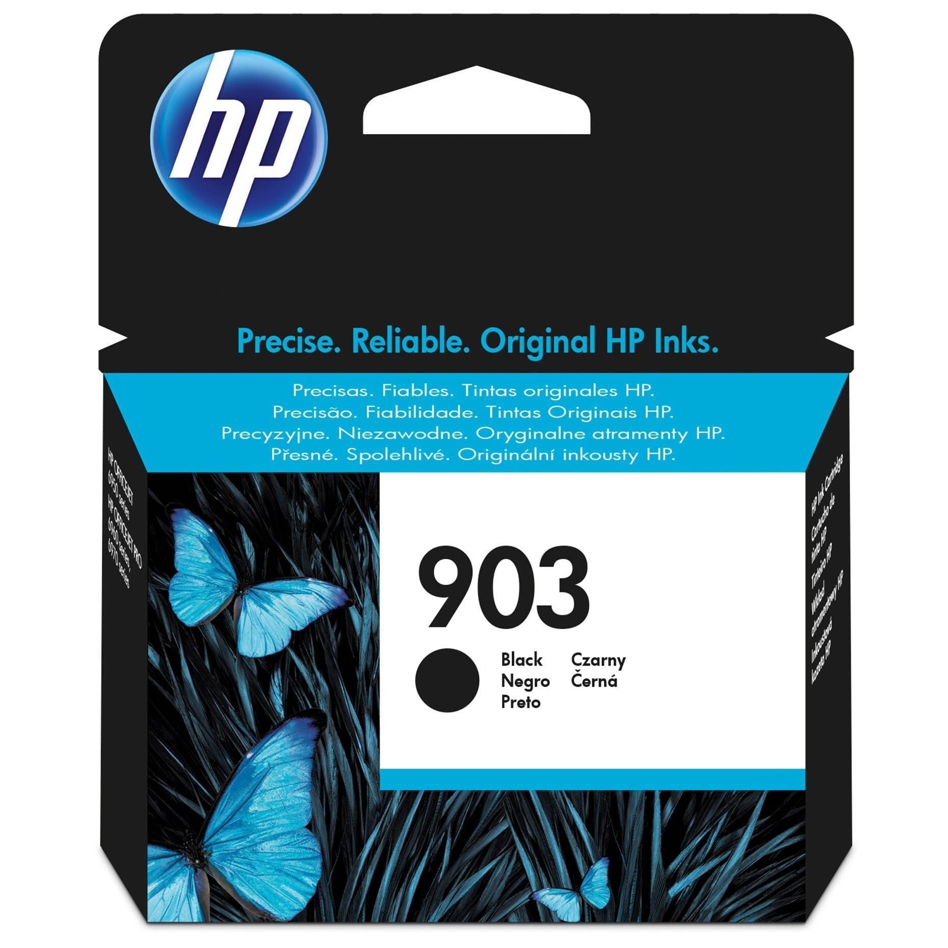 HP 903 Black Original Ink Cartridge Page Yield 300 P/N T6L99AE HP