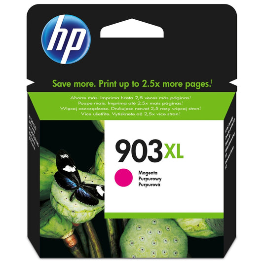 HP 903XL Original High Yield Magenta Ink Cartridge Page Yield 750 (P/N T6M07AE)