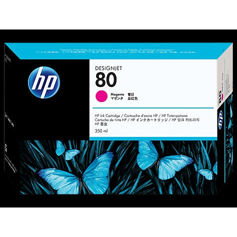 HP 80 350-ml Magenta DesignJet Ink Cartridge HP