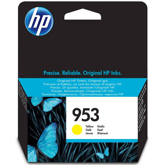 HP 953 Standard Yield Original Yellow Ink Cartridge - F6U14AE