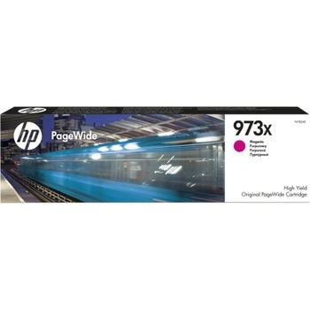 HP 973X High Yield Magenta Original PageWide Cartridge Page Yield 7000 F6T82AE