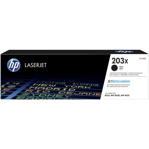 HP 203X High Yield Original Black LaserJet Toner Cartridge Page Yield 3200 CF540X HP