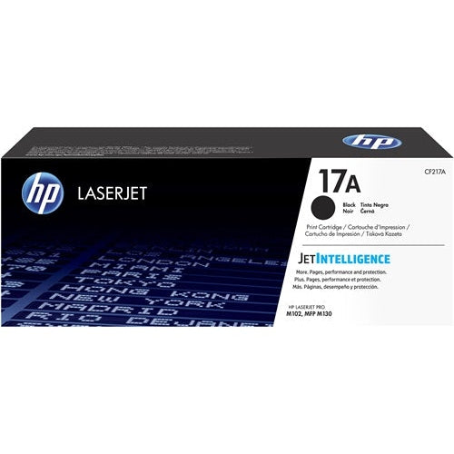 HP 17A Black Original LaserJet Toner Cartridge Page Yield 1600 (CF217A)