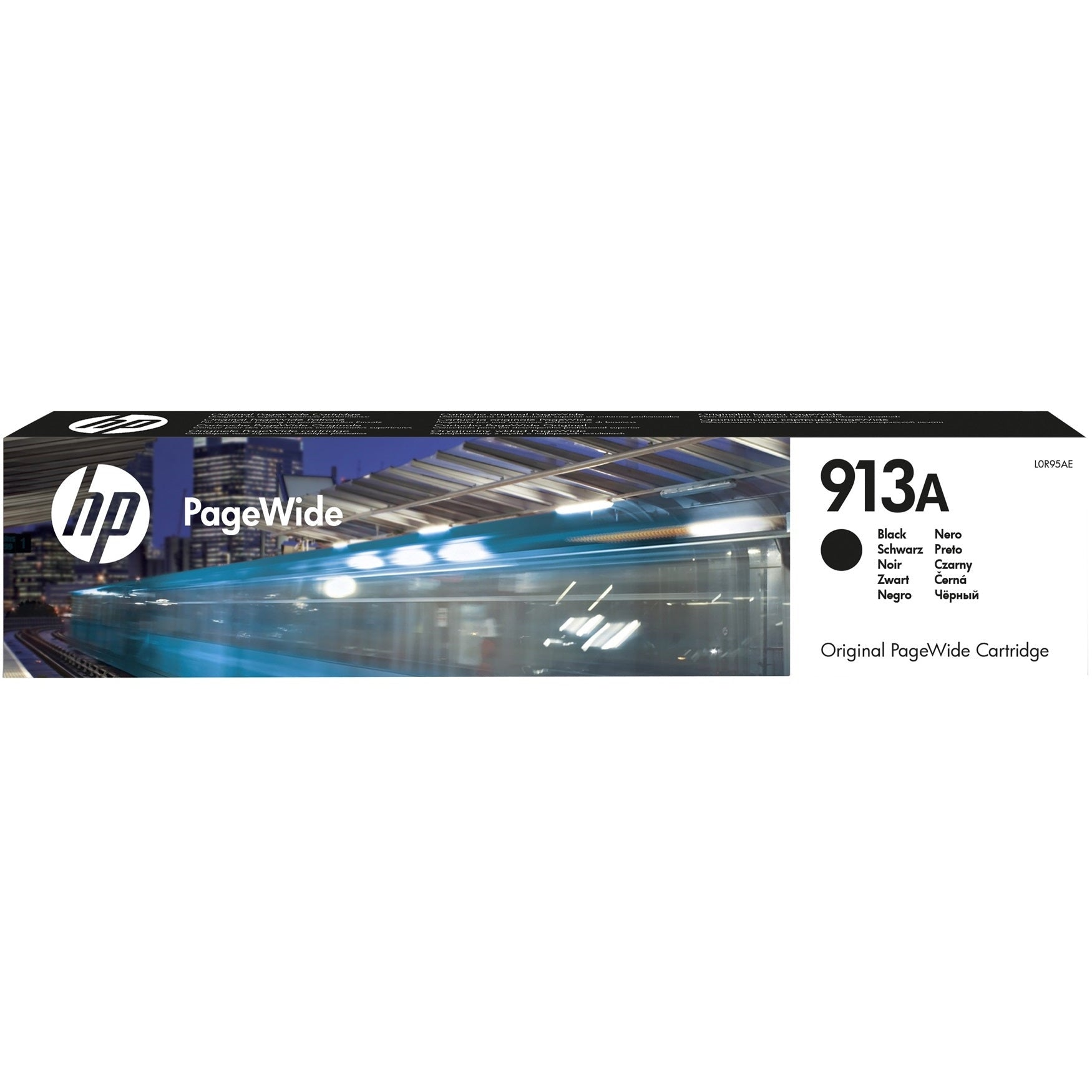 HP 913A Black Original Pagewide Ink Cartridge Page Yield 3500 P/N L0R95AE HP