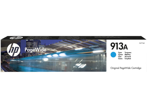 HP 913A Cyan Original Pagewide Ink Cartridge Page Yield 3000 (P/N F6T77AE) | Cartridge King 