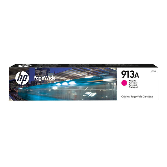 HP 913A Magenta Original Pagewide Ink Cartridge Page Yield 3000 P/N F6T78AE HP