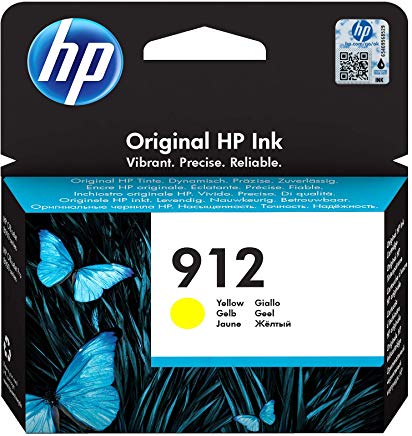 HP 912 Yellow Original Ink Cartridge Page Yield 315 (P/N 3YL79AE) | Cartridge King 