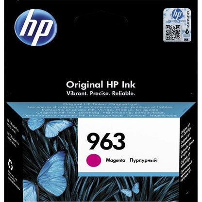 HP 963 Magenta Original Ink Cartridge Page Yield 700 P/N 3JA24AE HP