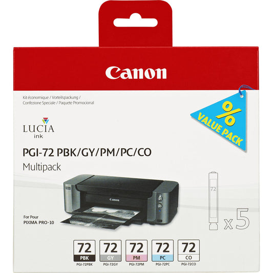 Canon PGI-72 Multipack Printer Ink Cartridges Canon