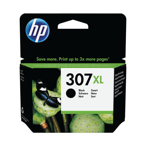 Obsolete  - HP 307XL Extra High Yield Black Original Ink Cartridge Page Yield 400 (P/N 3YM64AE) | Cartridge King 
