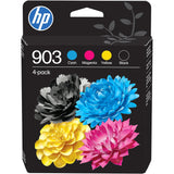 HP 903 4-pack Black/Cyan/Magenta/Yellow Original Ink Cartridges - 6ZC73AE